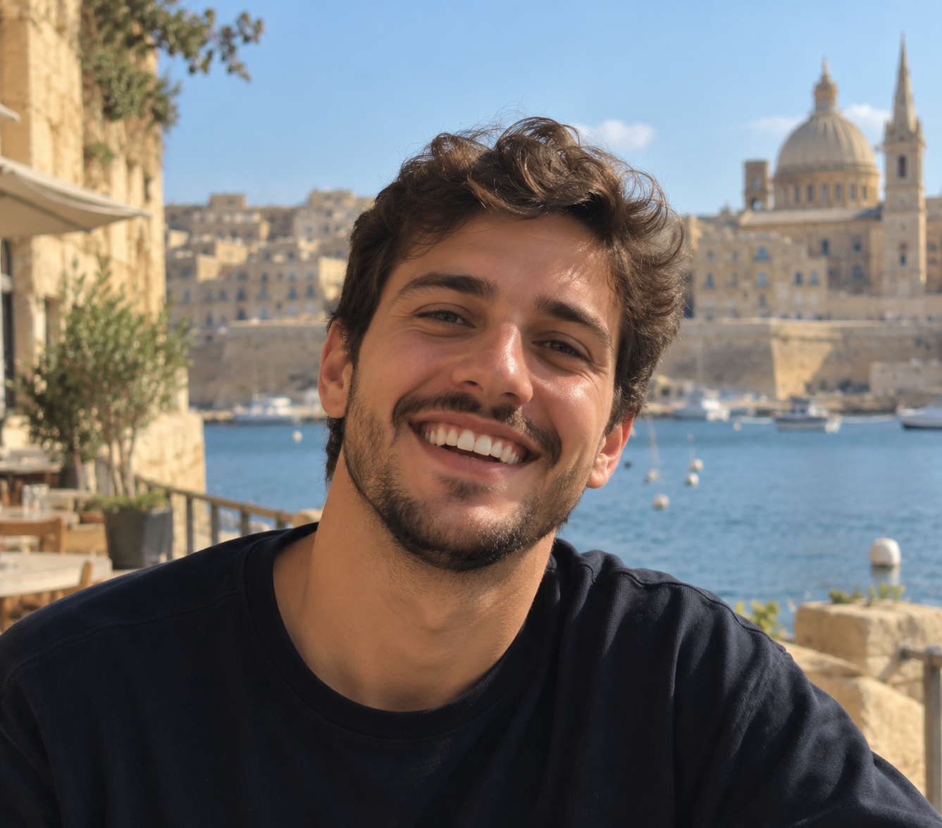 Estudante que usa a Tripwai